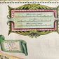 1640 MAP of CHILE by WILLEM BLAEU antique AUTHENTIC hand colored