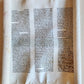 TORAH SCROLL FRAGMENT MANUSCRIPT on VELLUM antique BIBLE GENESIS first chapters