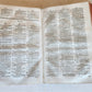 1751 BIBLE CONCORDANCE 2 VOLUMES antique VELLUM BOUND MASSIVE FOLIO