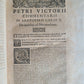 1584 ARISTOTLE COMMENTARIES by Pietro Vettori antique 16th CENTURY FOLIO vellum