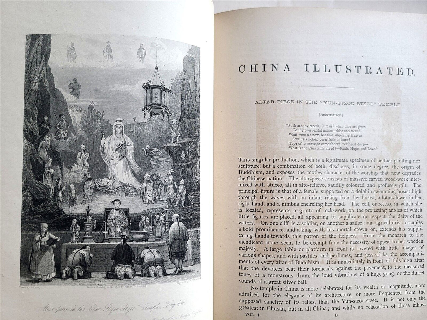 1858 CHINA CHINESE EMPIRE 2 VOLUMES antique ILLUSTRATED 145 ENGRAVINGS by ALLOM