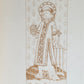 1867 ILLUSTRATIONS of the ROOD SCREEN in RANWORTH antique ILLUSTRATED FOLIO