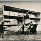EARLY AVIATION FRENCH ANTIQUE REAL PHOTO POSTCARD RPPC