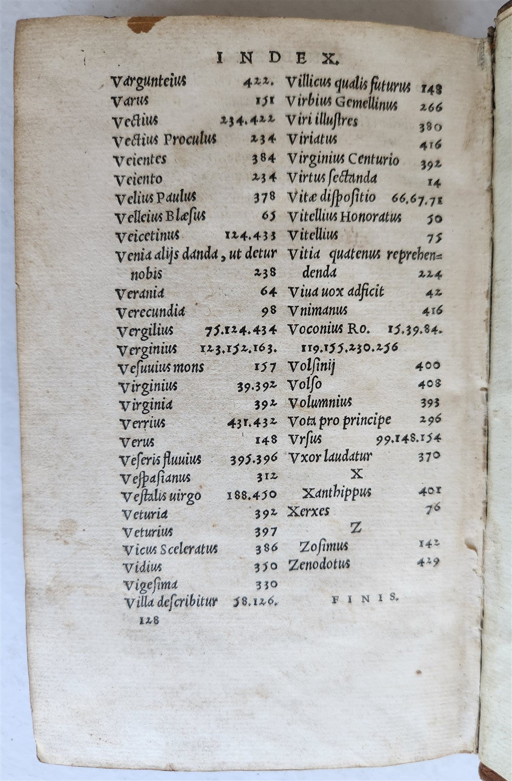 1542 HISTORY by PLINY SECUNDUS antique 16th CENTURY