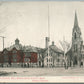 TWO RIVERS WI WASHINGTON STREET ANTIQUE POSTCARD