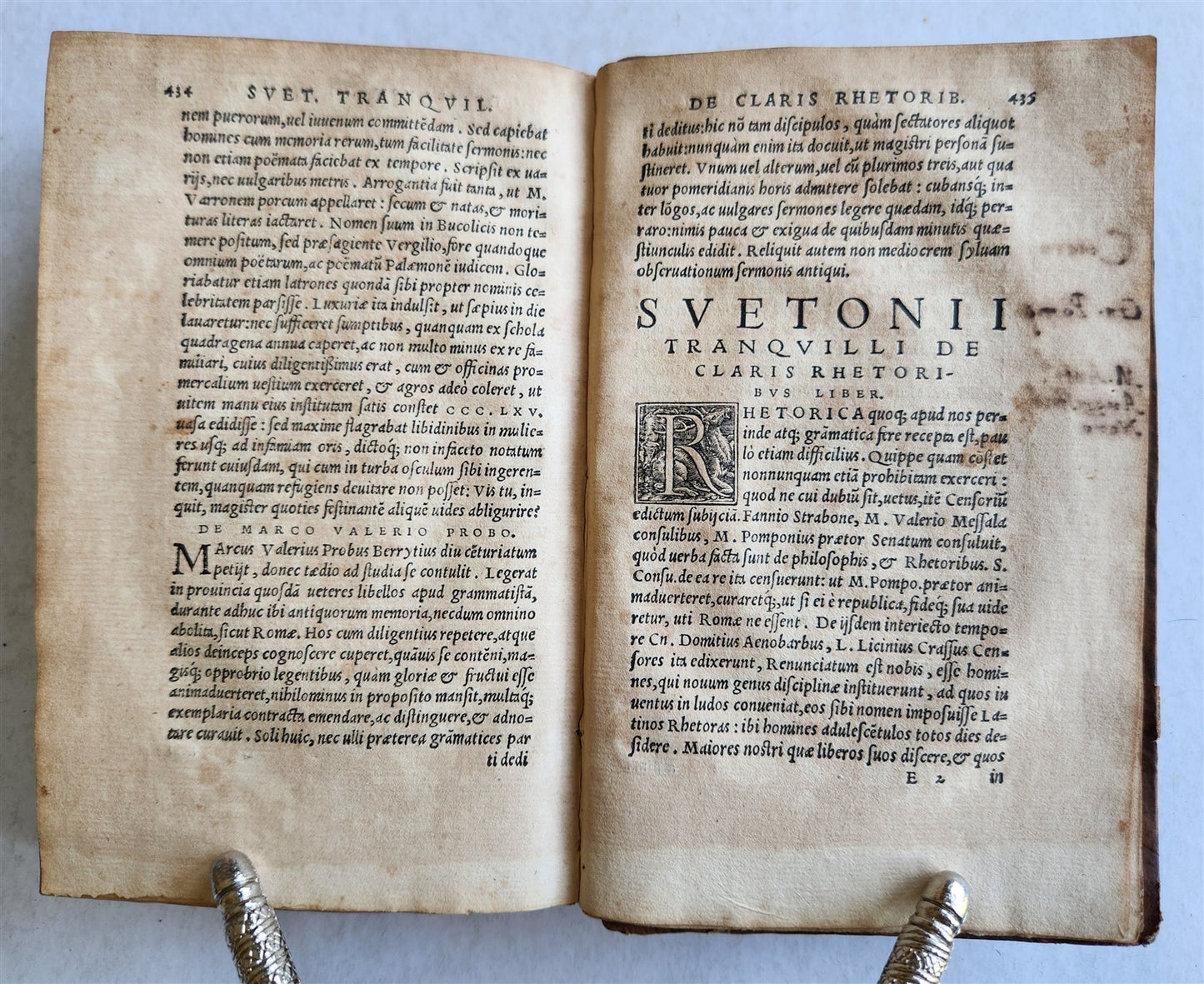1542 HISTORY by PLINY SECUNDUS antique 16th CENTURY