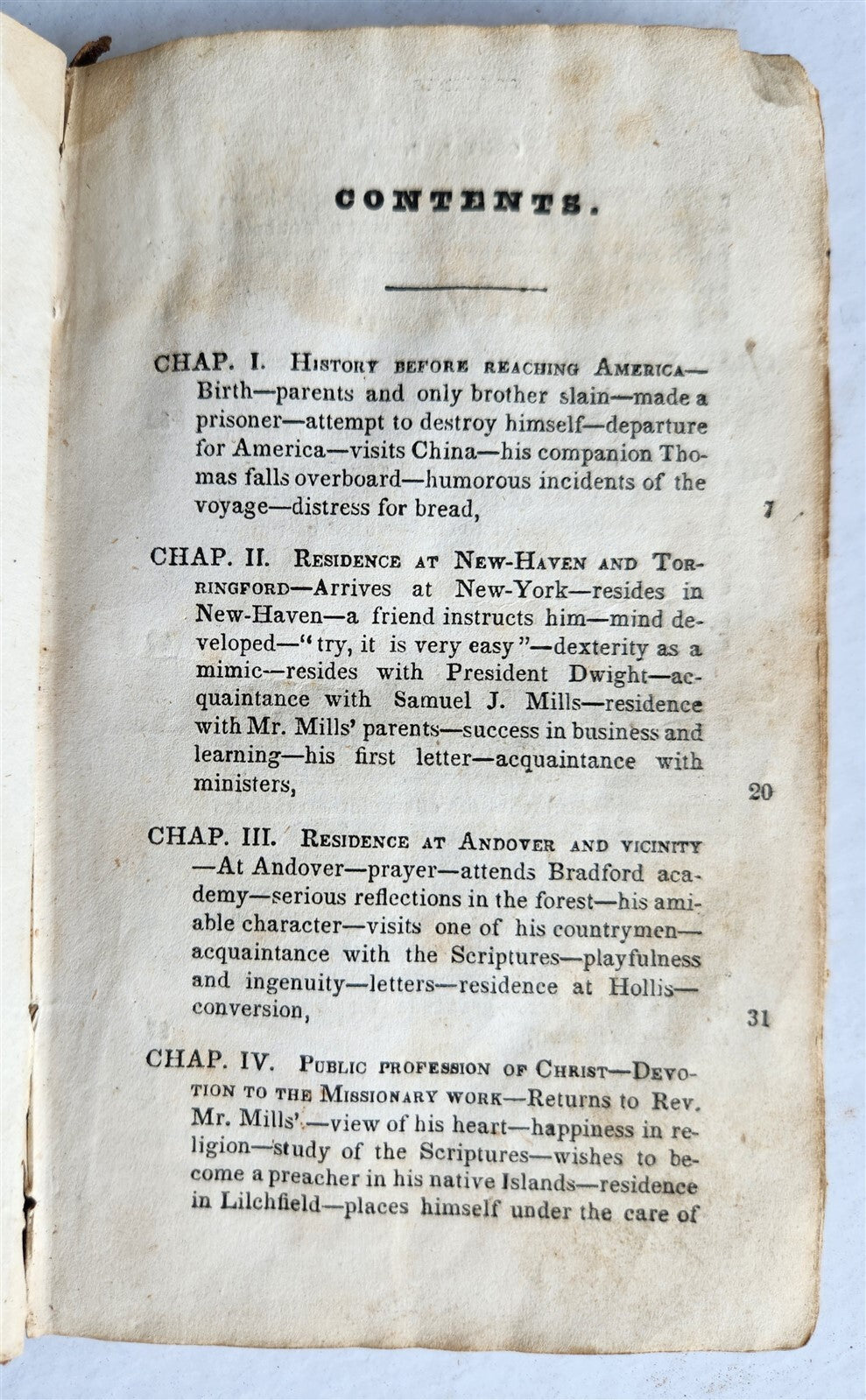 1830s HAWAII Memoirs of Henry Obookiah Native of Sandwich Islands AMERICANA