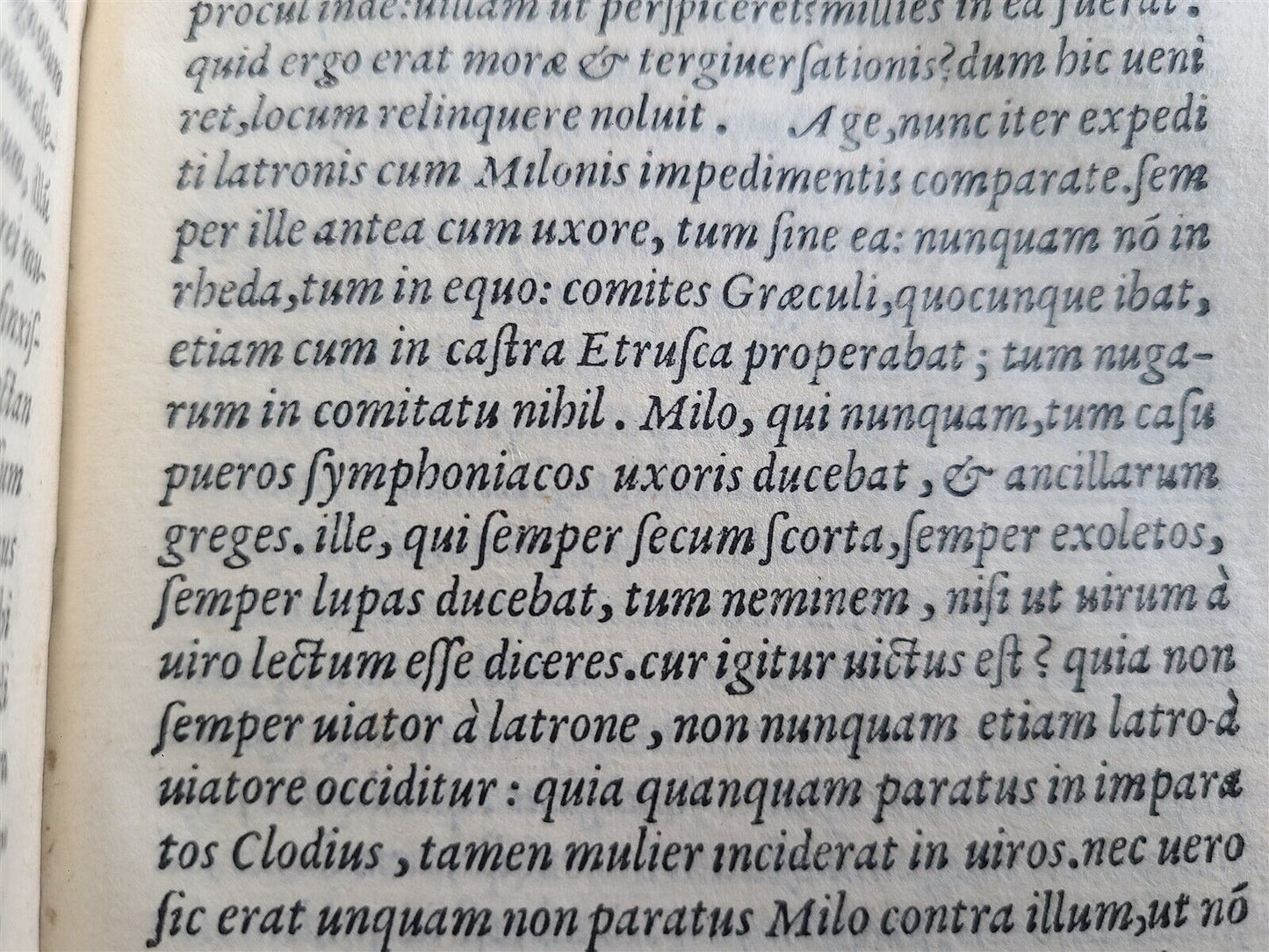 1559 ALDINE PRESS CICERO by Pauli Manutii antique VELLUM BINDING 16th CENTURY