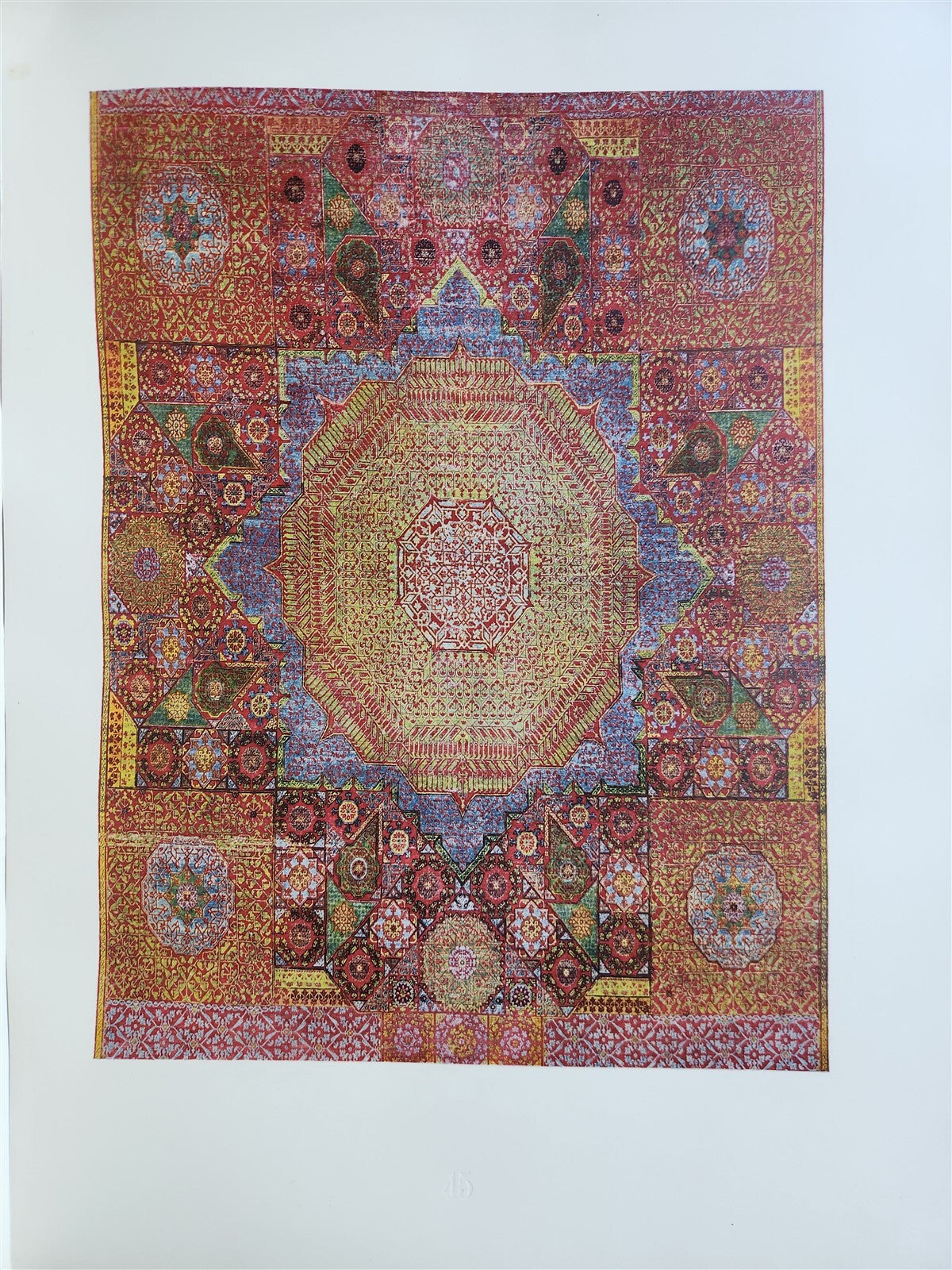 1926 OLD ORIENTAL CARPETS antique ILLUSTRATED FOLIO Austrian Art Industry Museum