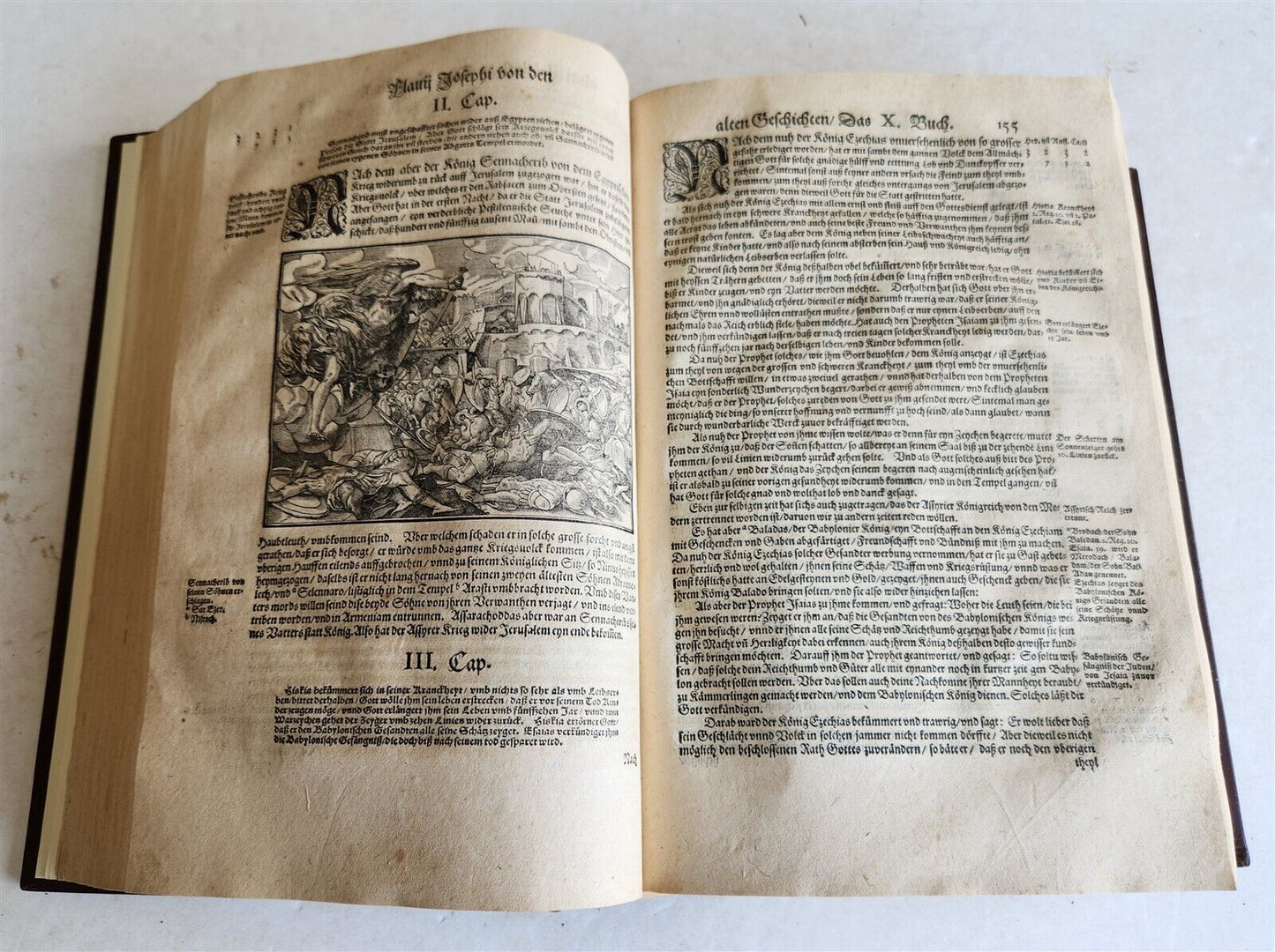 1590 FLAVIUS JOSEPHUS ILLUSTRATED JEWISH HISTORY antique MASSIVE FOLIO JUDAICA