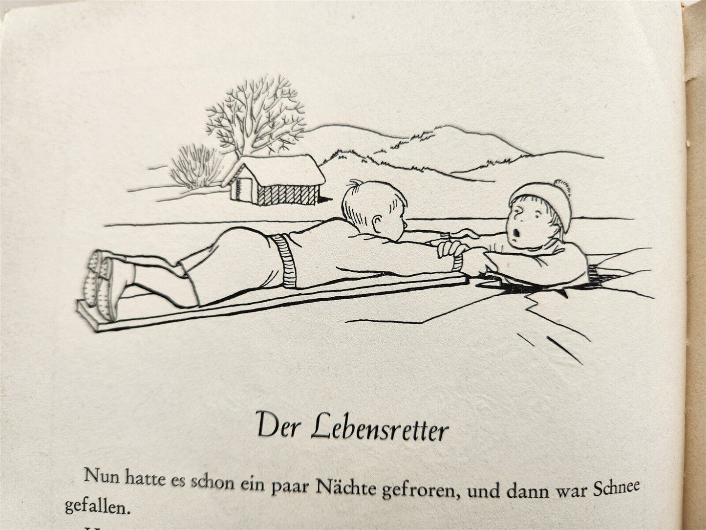 1951 CHILDREN BOOK in GERMAN vintage ILLUSTRATED THIENEMANNS SCHATZASTLEIN
