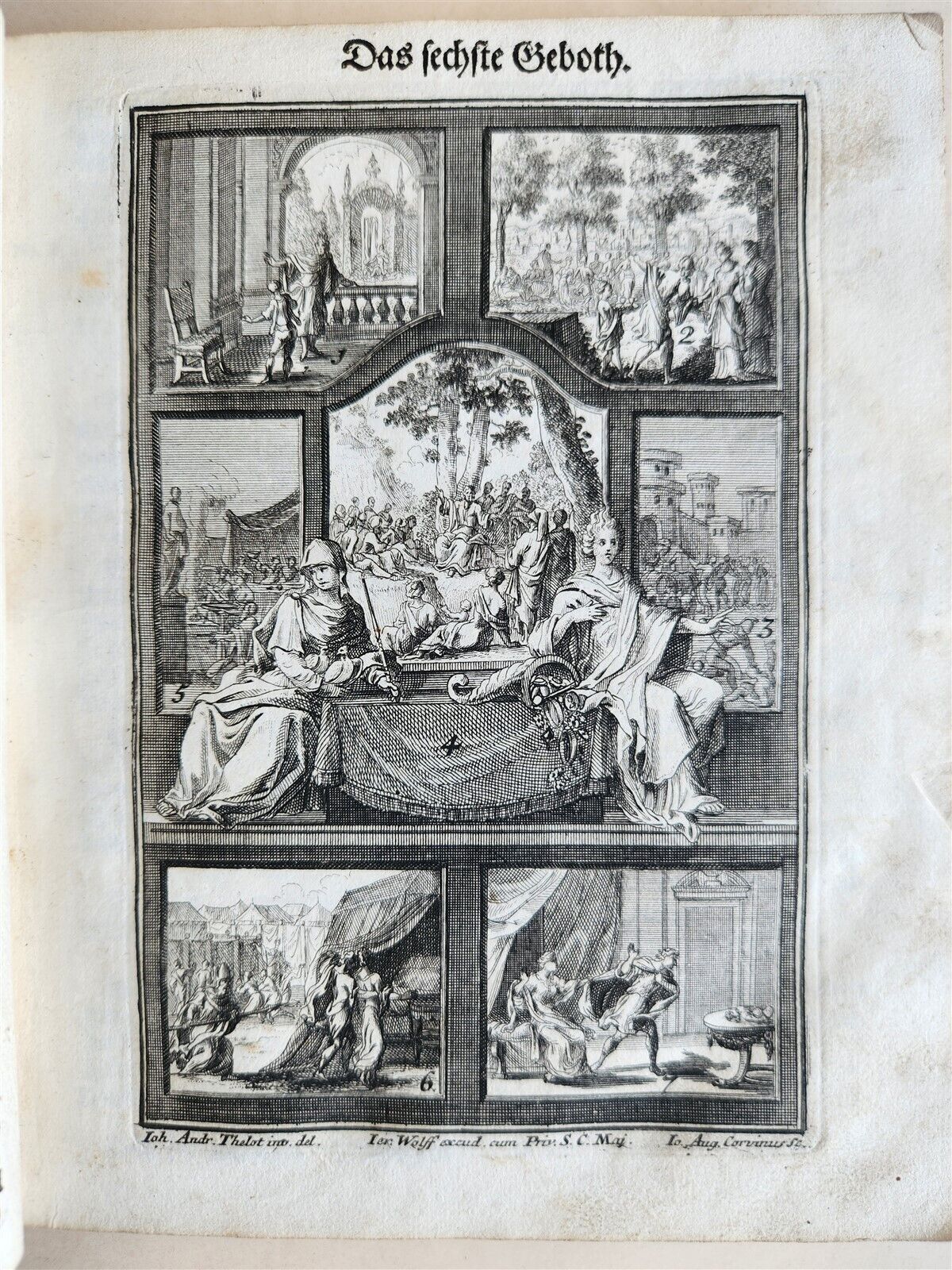 18th century ILLUSTRATED CATECHISM antique