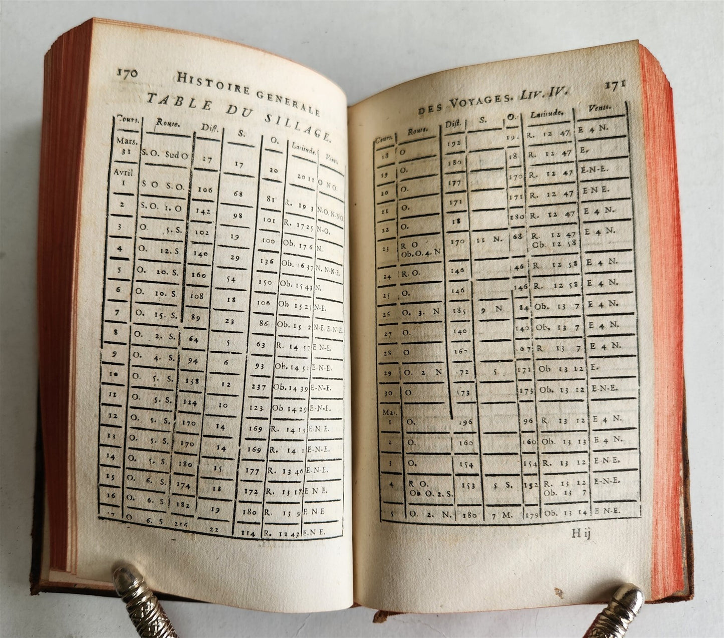 1753 HISTOIRE des VOYAGES antique VOL. 43 PIRATE WILLIAM DAMPIER TRAVELS