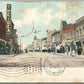 FONT DU LAC WI MAIN STREET ANTIQUE POSTCARD