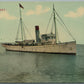 PILOT BOAT SHIP ANTIQUE POSTCARD