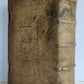 1720 COMMENTARIA in duodecim PROPHETAS MINORES PIGSKIN BOUND FOLIO antique