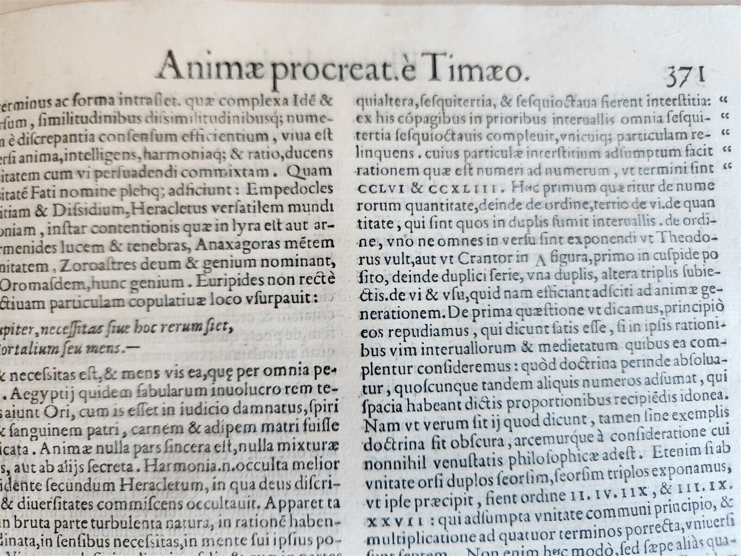 1572 PLUTARCH MORALIA antique FOLIO 16th CENTURY