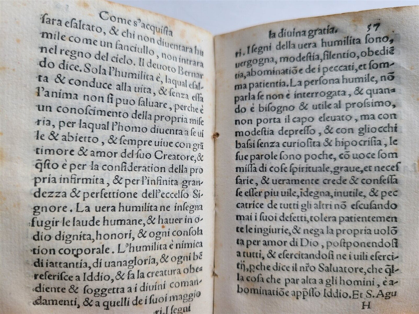 1548 THEOLOGY by Jerome Sirino antique in ITALIAN vellum binding