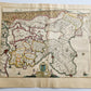 1640 MAP of HOLLANDIA NETHERLANDS by WILLEM BLAEU antique AUTHENTIC
