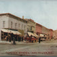 WAUKEGAN IL GENESSEE STREET ANTIQUE POSTCARD
