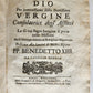 1727 GRACES & MIRACLES of GOD antique in ITALIAN vellum bound