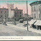 JANESVILLE WI CORNER OF FRANKLIN & WEST MILWAUKEE STREETS ANTIQUE POSTCARD