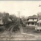 SPRING VALLEY WI HILL SIDE ANTIQUE REAL PHOTO POSTCARD RPPC