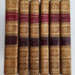 1817 WORKS of TOBIAS SMOLLETT antique 6 VOLS DECORATIVE BINDING