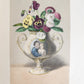 1871 FLOWER EMBLEMS ILLUSTRATED antique in ENGLISH