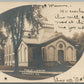 RAHWAY NJ PUBLIC LIBRARY ANTIQUE REAL PHOTO POSTCARD RPPC