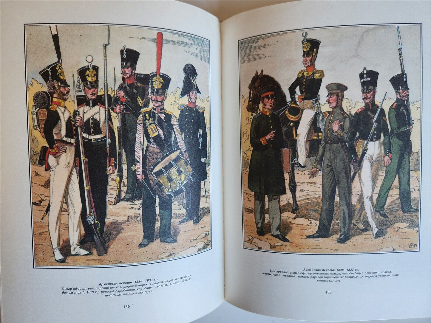 RUSSIAN 1801-1855 INFANTRY 1997 ILLUSTRATED ART & REFERENCE BOOK