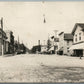 NEW CLARUS WI DIESLBACH STREET ANTIQUE REAL PHOTO POSTCARD RPPC