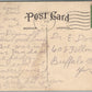DIXON IL GALENA AVENUE LOOKING NORTH ANTIQUE POSTCARD