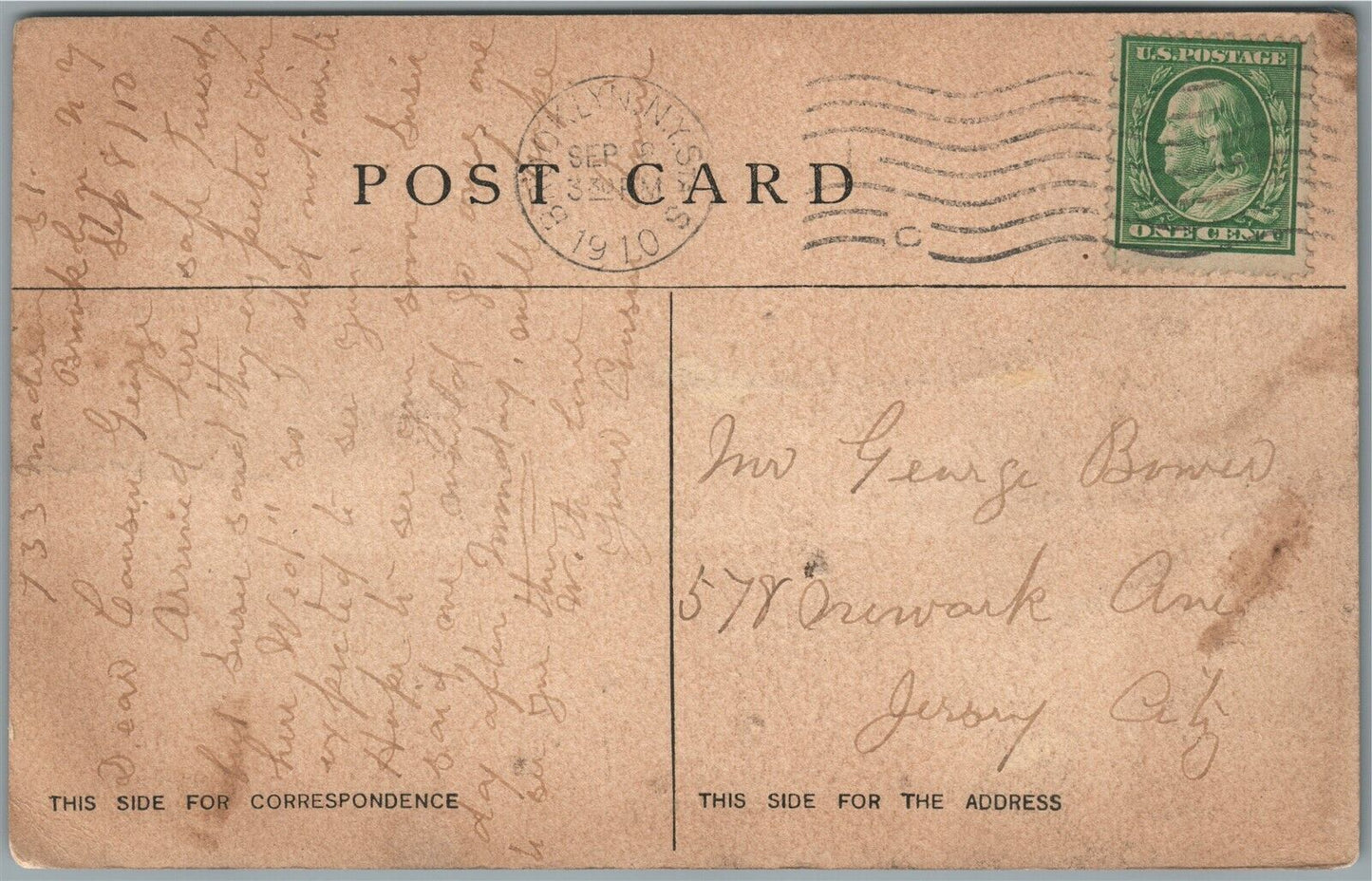 WESTPORT NY LAKE CHAMPLAIN SWIMMING POOL ANTIQUE POSTCARD