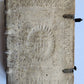 1610 BIBLE COMMENTARY by PETRUS AUREOLI antique BLIND STAMPED PIGSKIN w/ CLASPS