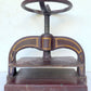 CAST IRON BOOK PRESS antique BOOKBINDING VICTORIAN 19th century