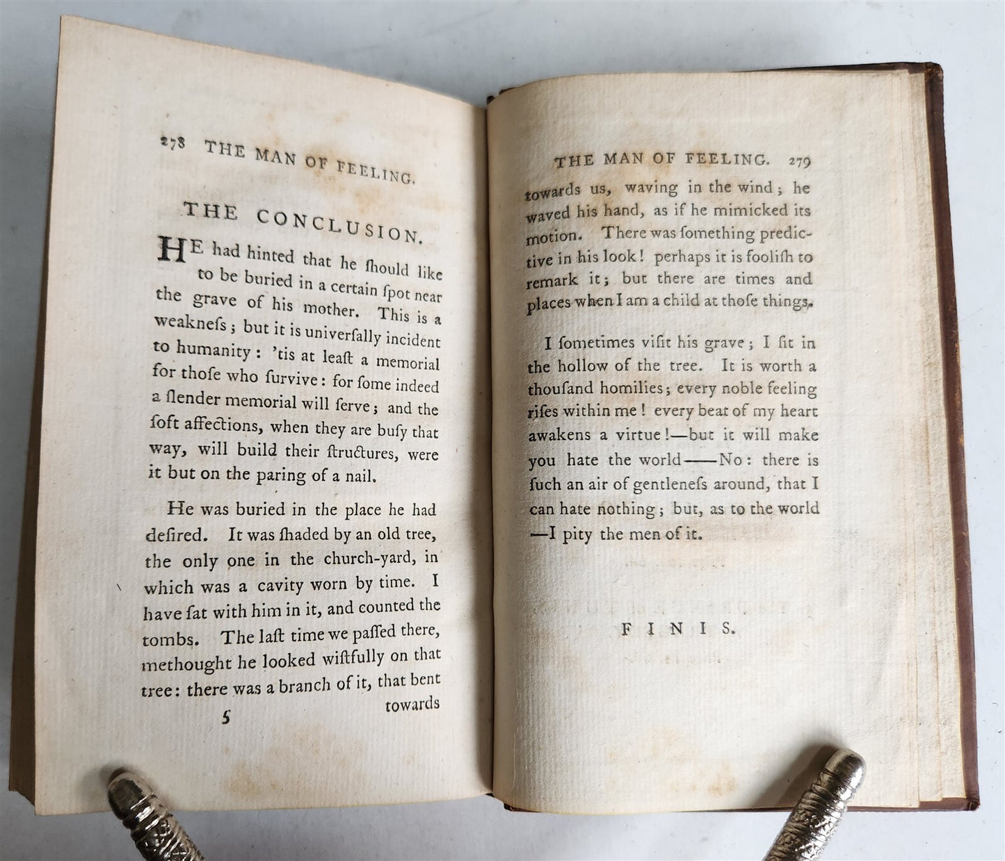 1787 MAN of FEELING antique by Mackenzie in ENGLISH