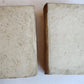 1751 BIBLE CONCORDANCE 2 VOLUMES antique VELLUM BOUND MASSIVE FOLIO