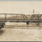 REEDSBURG WI THE BARABOO RIVER ANTIQUE REAL PHOTO POSTCARD RPPC