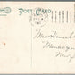 WOODBRIDGE NJ W.A.A. CLUB HOUSE ANTIQUE POSTCARD