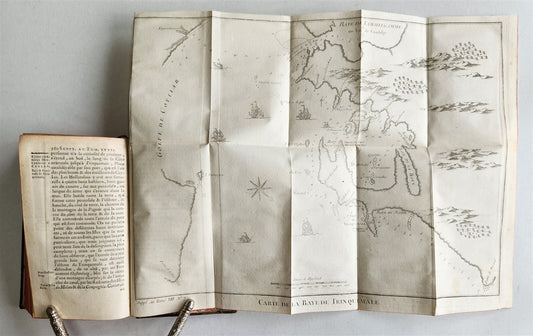 1766 HISTOIRE des VOYAGES VOL. 65 antique illustrated TRAVELS to INDONESIA