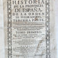 1725-34 HISTORY of SPAIN 5 VOLUMES antique VELLUM BOUND in SPANISH