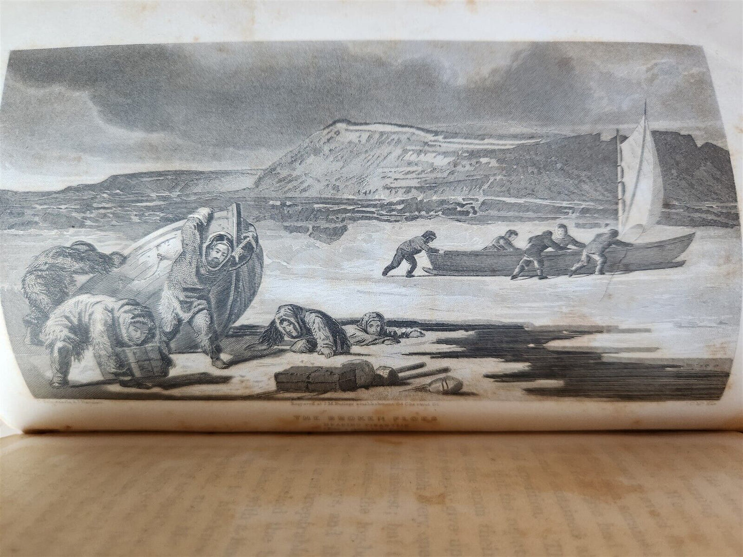 1856 ARCTIC EXPLORATIONS in 1853-55 ELISHA KENT KANE antique GRINNELL EXPEDITION