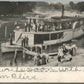 STEAMER MAY GRAHAM SHIP ST.JOSEPH RIVER MI or IND ANTIQUE PRIVATE MAIL POSTCARD