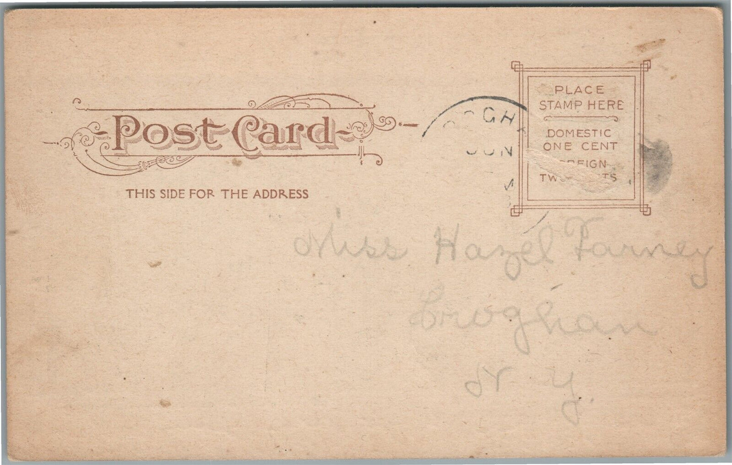 CHICAGO IL VIEW FROM MASONIC TEMPLE ANTIQUE POSTCARD