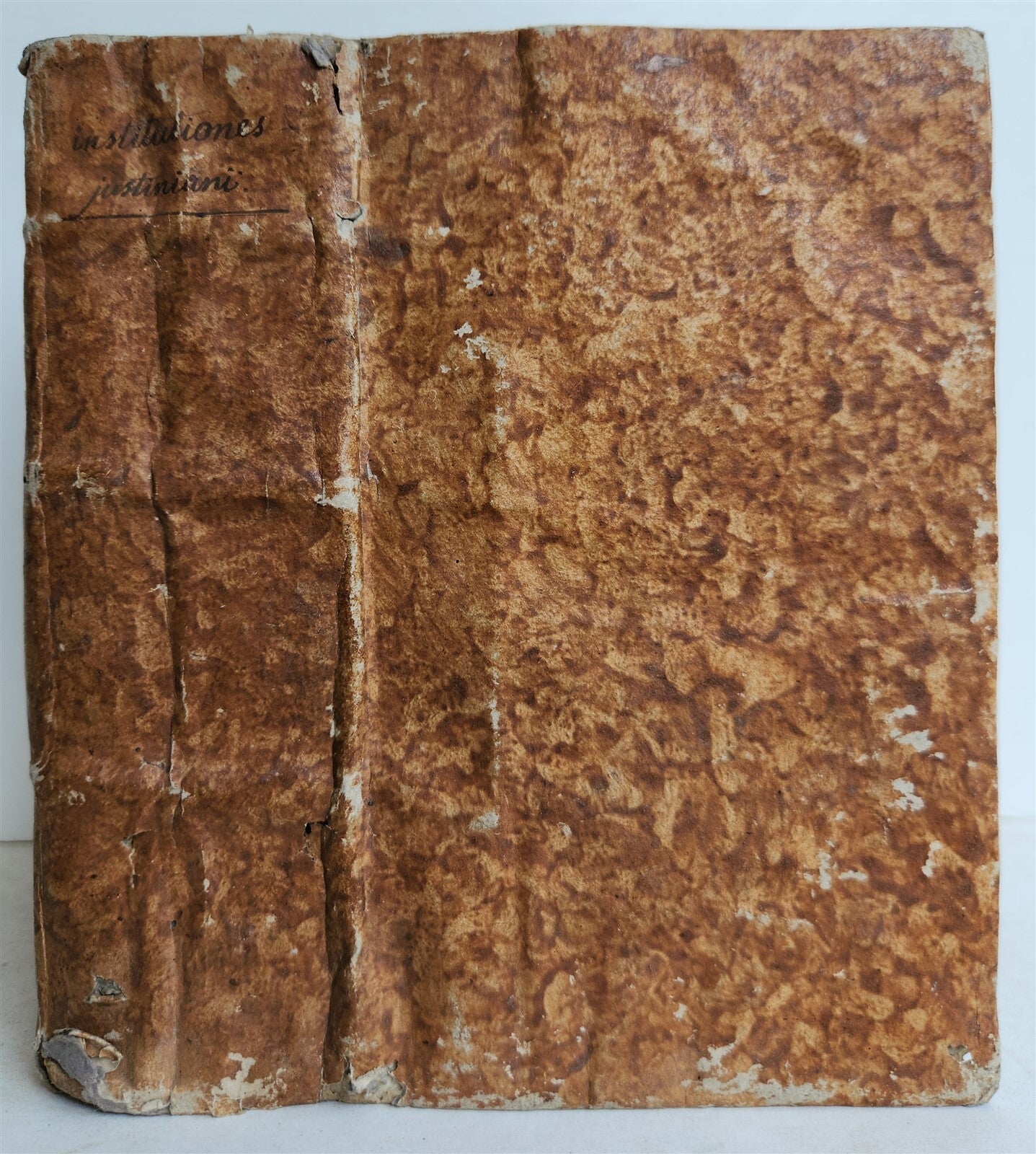 1568 LAW BOOK Institutes of Emperor Justinian w/commentaries by Francois Accurse