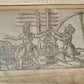 1592 MILITARY HISTORY FULLY ILLUSTRATED antique PLANTIN De re militari libri IV