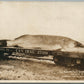 EXAGGERATED FISH WISCONSIN CENTRAL RAILROAD ANTIQUE REAL PHOTO POSTCARD RPPC