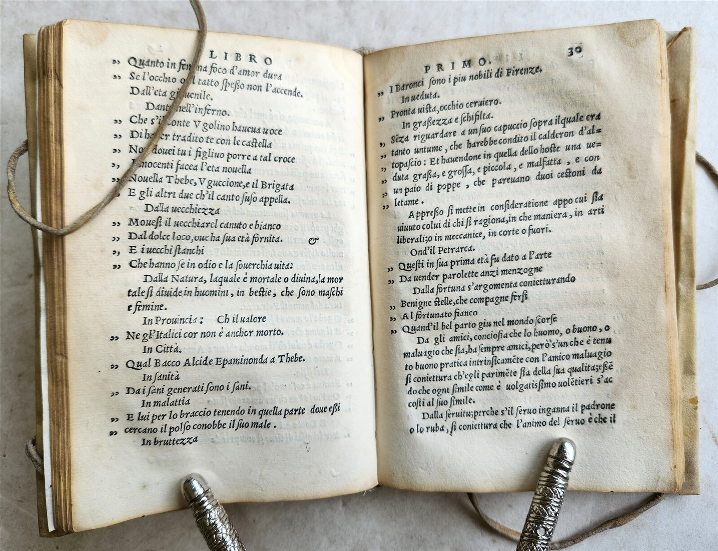 1546 ART of ORATORY by FRANCESCO SANSOVINO antique 16th CENTURY in Italian