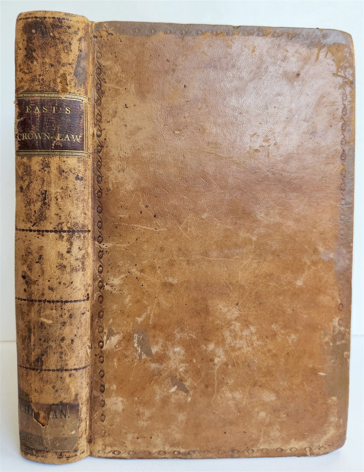 1806 TREATISE of PLEAS of the CROWN by EDWARD HYDE EAST antique AMERICANA Vol.I